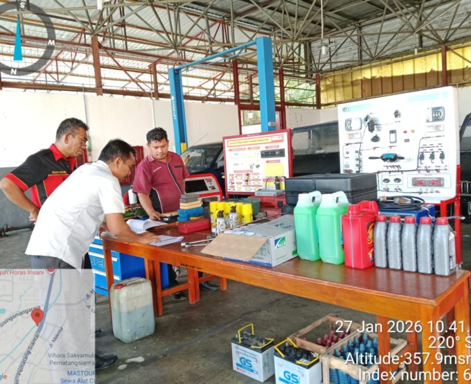 Kunjungan Cabdis Wilayah VI Prov. Sumut; Nyatakan SMKS HKBP Siap UKK 2026 Usai Supervisi.