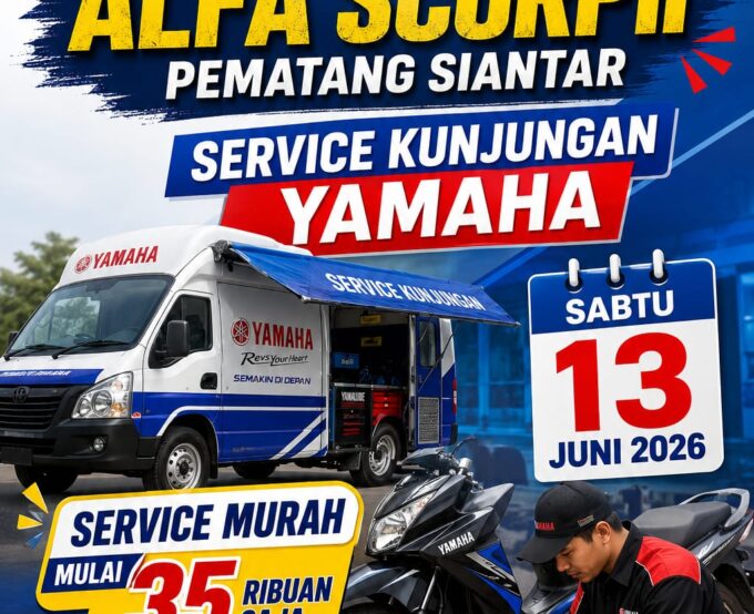 Servis Kunjungan Yahama ke SMKS HKBP Pematangsiantar ; Harga Murah /Diskon